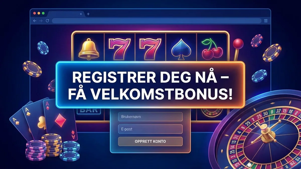Registrer deg med bonus